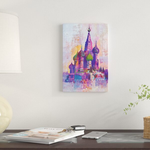 Bless International Moscow Saint Basil S Cathedral Print On Canvas